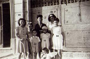 QUI RECONNAIT NO 3 ET 4 sur ORAN 1946 28 RUE GANAY A ST ANTOINE